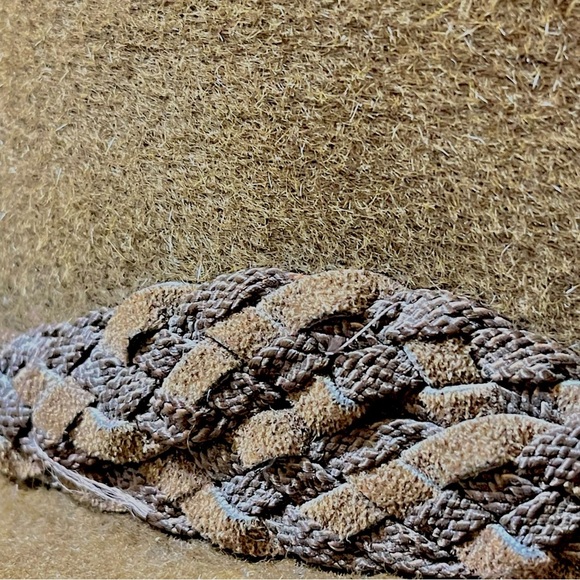 Vintage Biltmore Royal Mens Brown Felt Homburg Fedora Hat Union Made - Picture 7 of 7